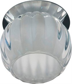 Светильник потолочный встраиваемый (ИВО) FERON JD93, декоративный JCD9 G9, хром, полушар, 103*103*57 18989 - фото 76652