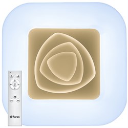 Светильник накладной светодиодный, потолочный управляемый (ДПО) FERON AL5540, 90W, 3000К-6500K (тепл 41142 - фото 76671