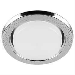 Светильник потолочный встраиваемый (ФВО) FERON DL5042, под лампу GX53 GX53, хром, круг, 106*106*38 м 29748 - фото 76712