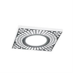 Светильник потолочный встраиваемый (ИВО) FERON CD952, под лампу с LED подсветкой 15LED*2835 SMD 4000 32538 - фото 76741