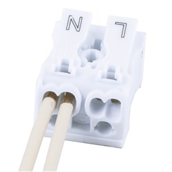 Клемма пружинная монтажная STEKKER LD294-4002, 2-проводная 0,5-2,5мм, 450В, 16А, без пасты, материал 32733 - фото 76790