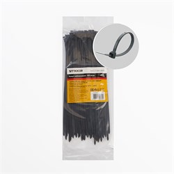 Хомут электромонтажный STEKKER NYCT36-200, одноразовый, черный, материал - нейлон , размер 3,6*200мм 32778 - фото 76908