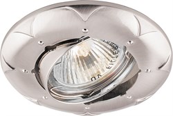 Светильник потолочный встраиваемый (ИВО) FERON DL6022, под лампу MR16 G5.3, титан, круг, 95*95*30 мм 28958 - фото 76912