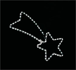 Световая фигура "Комета" FERON LT008, от сети 230V, сетевой шнур в комплекте, 48LED (белый), 3,6W, I 26706-1 - фото 76940