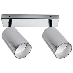 Светильник накладной под лампу, поворотный (ИВО) FERON ML202, GU10 2*50W, 230V, IP20, цвет хром, кор 41068 - фото 76955