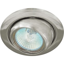 Светильник потолочный встраиваемый (ИВО) FERON DL12, классика MR16 G5.3, хром, круг, 97*97*46 мм, мо 15125 - фото 76969