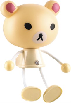 Светильник-ночник "медвежонок" 4LED 0,5W 220V желтый, FN1157 23363 - фото 76983