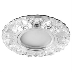 Светильник потолочный встраиваемый (ИВО) FERON CD908, под лампу с LED подсветкой 15LED*2835 SMD 4000 28891 - фото 77072