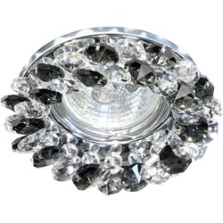 Светильник потолочный встраиваемый FERON CD4141, декоративный MR16 G5.3, хром, круг, 100*100*48 мм, 19294 - фото 77146