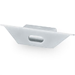 Заглушка для профиля FERON LD0253 «с отверстием», цвет белый, в комплекте 1 шт для профиля САВ253, 1 10306 - фото 77182