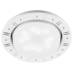 Светильник потолочный встраиваемый (ФВО) FERON DL393, под лампу GX53 GX53, белый, круг, 108*108*28 м 29717 - фото 77243