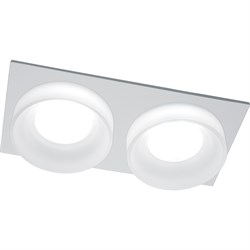 Светильник потолочный встраиваемый (ИВО) FERON DL2902, под лампу MR16 G5.3, белый, прямоугольник, 18 41135 - фото 77264