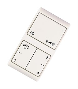 Компоненты управления светом DALI WCU 5 BASIC W клавишное управление RC BASIC 4050300771106 - фото 7733