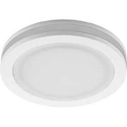 Светильник встраиваемый светодиодный, с белой LED подсветкой (ДВО) FERON AL600, 7W 4000К (белый), 23 28905 - фото 77412