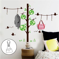 Наклейка на стену с крючками, FN1352 23323 - фото 77431