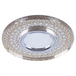 Светильник потолочный встраиваемый (ИВО) FERON CD981, под лампу с LED подсветкой 15LED*2835 SMD 4000 32438 - фото 77530