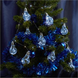 Гирлянда фигурная от батареек FERON CL580, 10LED, 5000К (белый), статичная (постоянного свечения), 3 32369 - фото 77557