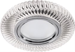 Светильник потолочный встраиваемый (ИВО) FERON CD988, под лампу с LED подсветкой 15LED*2835 SMD 4000 32667 - фото 77563