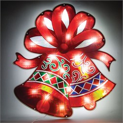 Световая фигура "Колокольчик" FERON LT037, от сети 230V, сетевой шнур в комплекте, 20LED (дневной), 26945 - фото 77578