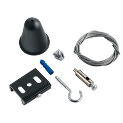 PRO-0448 1,5, черный, комплект подвеса с тросом на 1,5 м. 41099 - фото 77590