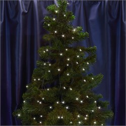 Гирлянда линейная FERON CL06, 200LED, 5000К (белый), настраивается контроллером, 20м+1.5м прозрачный 26733 - фото 77608