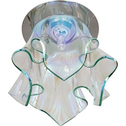 Светильник потолочный встраиваемый FERON CD2213, со стеклом JCD9 G9, хром, 120*120*135 мм, монтажн.о 18485 - фото 77744