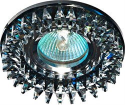 Светильник потолочный встраиваемый FERON CD2540, декоративный MR16 G5.3, хром, круг, 97*97*40 мм, мо 18927 - фото 77786