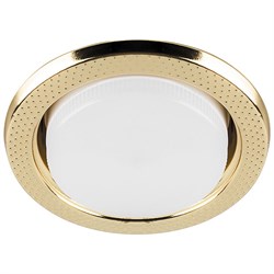 Светильник потолочный встраиваемый (ФВО) FERON DL5042, под лампу GX53 GX53, золото, круг, 106*106*38 29749 - фото 78038