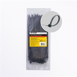 Хомут электромонтажный STEKKER NYCT47-300, одноразовый, черный, материал - нейлон , размер 4,7*300мм 32788 - фото 78052