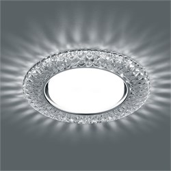 Светильник потолочный встраиваемый (ФВО) FERON CD4043, под лампу с LED подсветкой 20LED*2835 SMD 400 41305 - фото 78120