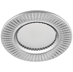 Светильник потолочный встраиваемый (ИВО) FERON GS-M369, под лампу MR16 G5.3, серебро, круг, 80*80*25 17933 - фото 78142