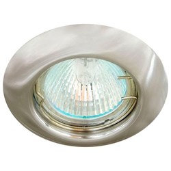 Светильник потолочный встраиваемый (ИВО) FERON DL13, под лампу MR16 G5.3, титан, круг, 80*80*30 мм, 15128 - фото 78146