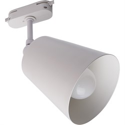 Светильники трековые на шинопровод E27, однофазный (ИВО) FERON AL158, 50W, 230V, цвет белый, корпус 41070 - фото 78152