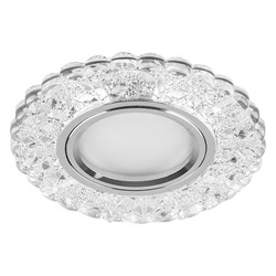 Светильник потолочный встраиваемый (ИВО) FERON CD939, под лампу с LED подсветкой 15LED*2835 SMD 4000 29472 - фото 78175