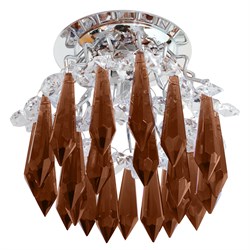 Светильник потолочный встраиваемый (ИВО) FERON CD2325, со стеклом JC G5.3, круг, 125*125*130 мм, мон 18719 - фото 78359