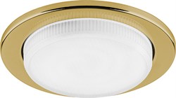 Светильник потолочный встраиваемый (ФВО) FERON DL53, под лампу GX53 GX53, золото, круг, 106*106*20 м 28453 - фото 78443