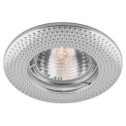 Светильник потолочный встраиваемый (ИВО) FERON DL6042, под лампу MR16 G5.3, хром, круг, 87*87*30 мм, 28954 - фото 78456