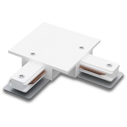 Коннектор угловой для встраиваемого шинопровода, белый, LD1005 72*72*20мм 10359 - фото 78494