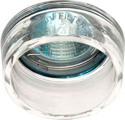 Светильник потолочный встраиваемый FERON CD2720, декоративный MR16 G5.3, хром, цилиндр, 74*74*50 мм, 28185 - фото 78575