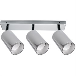 Светильник накладной под лампу, поворотный (ИВО) FERON ML203, GU10 3*50W, 230V, IP20, цвет хром, кор 41069 - фото 78611