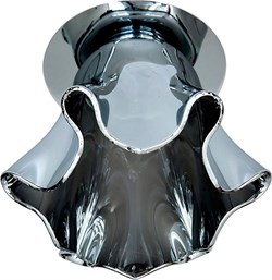 Светильник потолочный встраиваемый (ИВО) FERON CD2214, декоративный JCD9 G9, хром, круг, 130*130*120 18491 - фото 78623