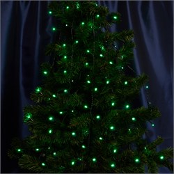 Гирлянда линейная FERON CL03, 40LED, (зеленый), настраивается контроллером, 4м+1,5м зеленый шнур, ра 32292 - фото 78777