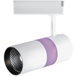 Светильник трековый на шинопровод, однофазный (ДПО) FERON AL108, 12+5W, 4000К (белый), + подсветка р 32454 - фото 78875