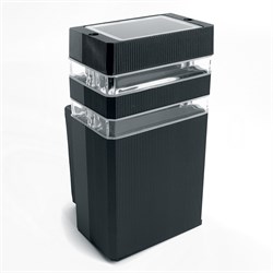 Светильник садово-парковый, серии «Сеул», (НБУ) FERON DH0806 60W, E27, 230V, IP54, цвет черный, на с 41153-1 - фото 79067
