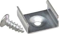 Крепеж для профиля FERON LD140 «угловой круглый», цвет серебро, 26*4,68*15мм 23084 - фото 79073