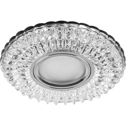 Светильник потолочный встраиваемый (ИВО) FERON CD937, под лампу с LED подсветкой 15LED*2835 SMD 4000 29470 - фото 79090