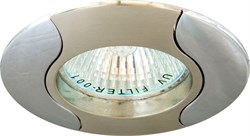 Светильник потолочный встраиваемый (ИВО) FERON 020T, под лампу MR16 G5.3, титан-хром, круг, 80*80*25 17681 - фото 79290