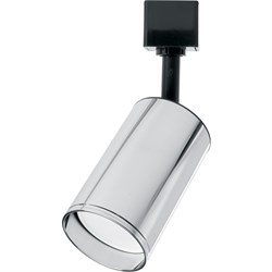 Светильники трековые на шинопровод GU10, однофазный (ИВО) FERON AL155, 50W, 230V, цвет хром, корпус 41049 - фото 79309