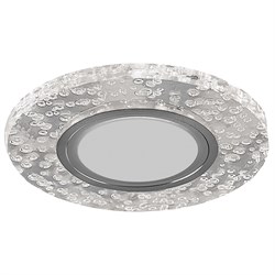 Светильник потолочный встраиваемый (ИВО) FERON CD953, под лампу с LED подсветкой 15LED*2835 SMD RGB, 32569 - фото 79394