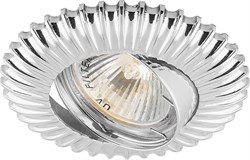 Светильник потолочный встраиваемый (ИВО) FERON DL6213, под лампу MR16 G5.3, хром, круг, 95*95*30 мм, 28865 - фото 79417